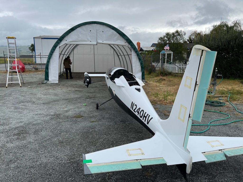 Fuselage ready to move in place